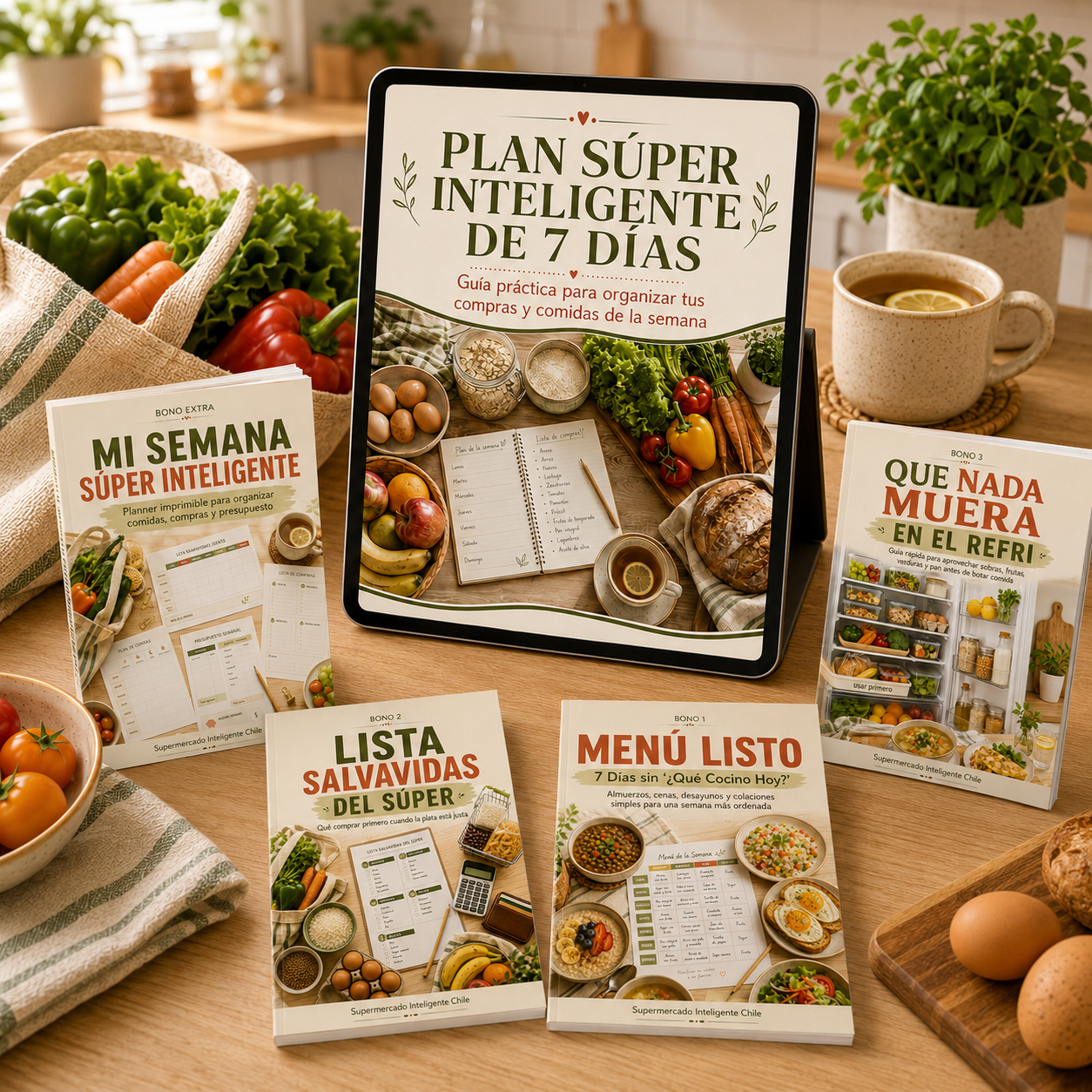 Pack Súper Sin Estrés 🛒 | Compra mejor, gasta menos y cocina simple + 4 REGALOS🎁